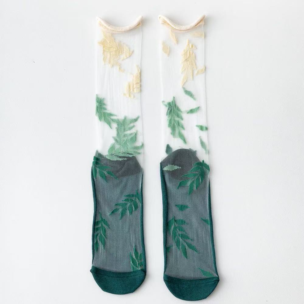 Retro Art Mesh Socks