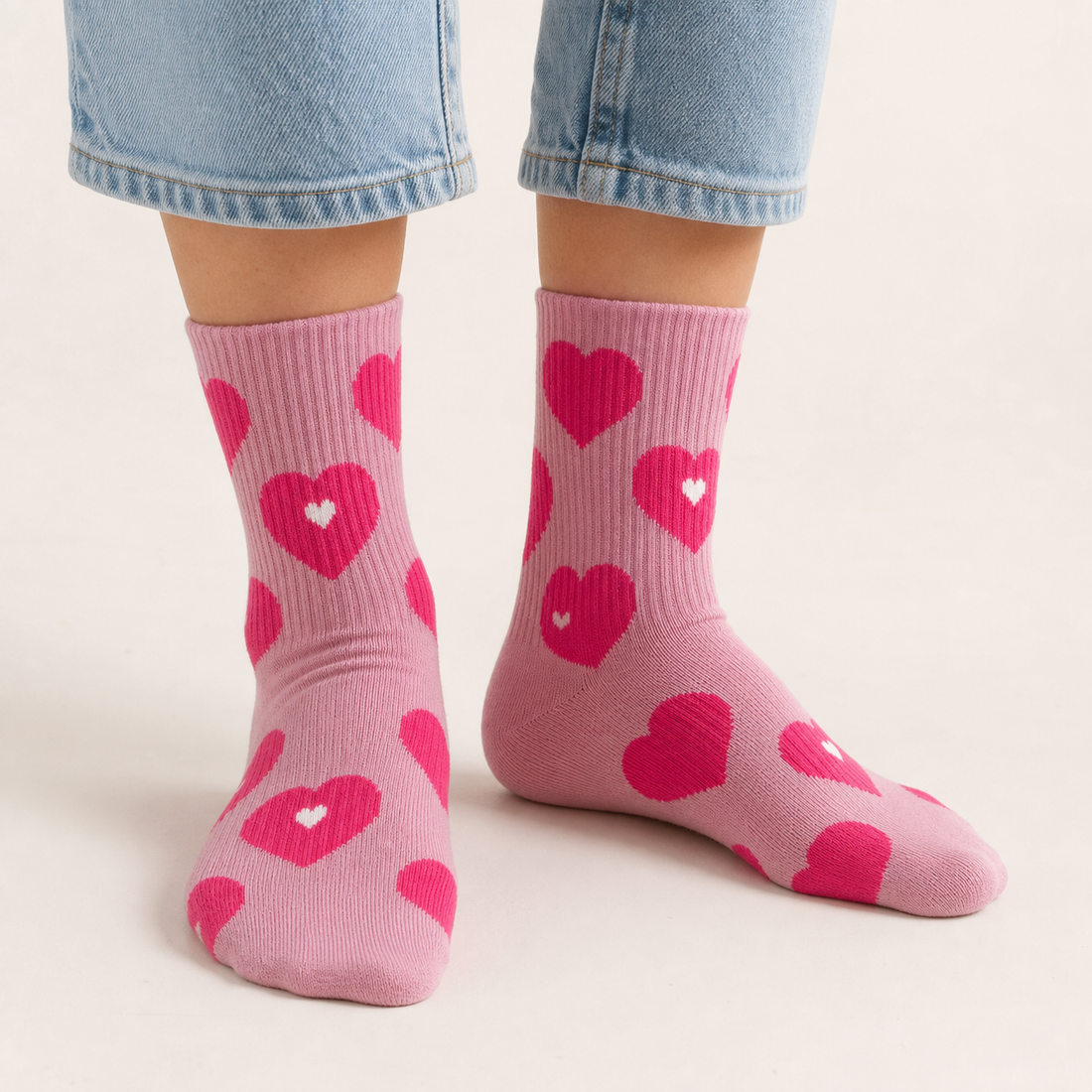 Pink Crush Monogram Socks