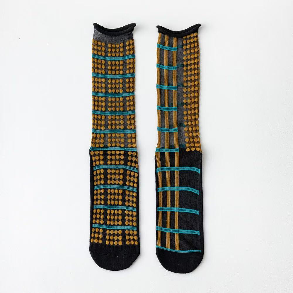 Retro Art Mesh Socks