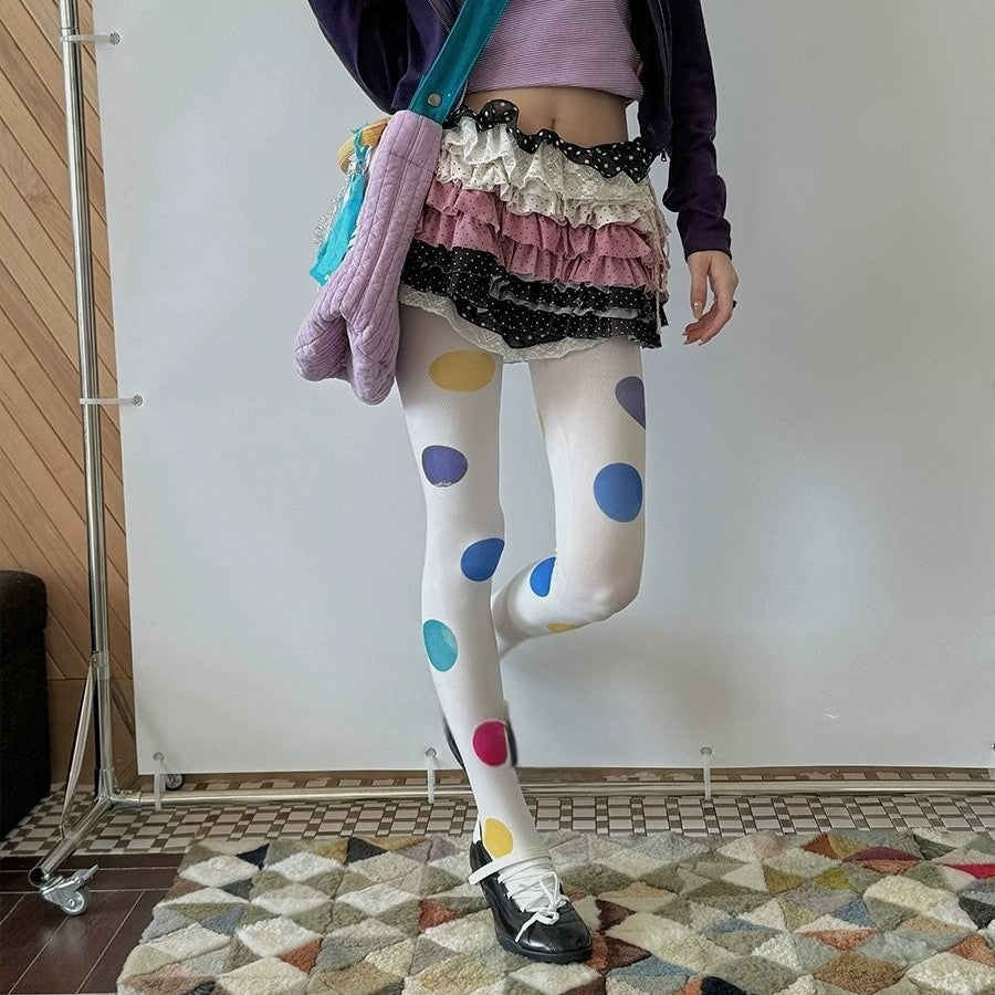 Candy Dot Tights