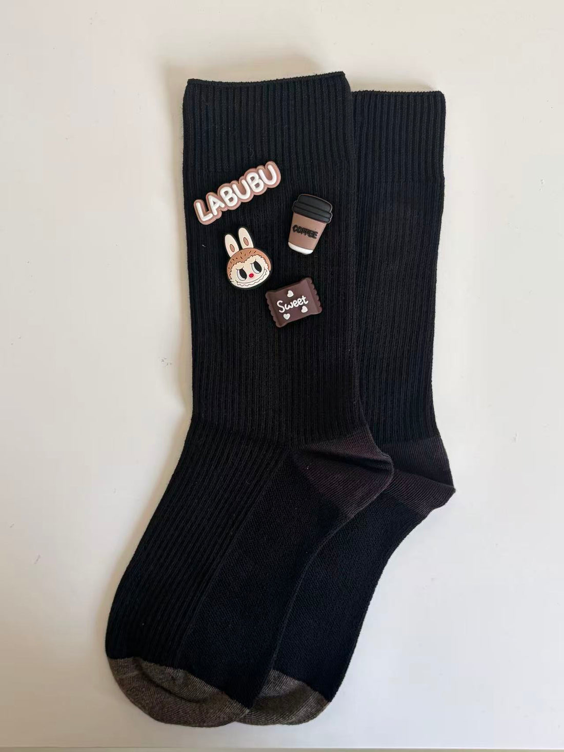 Labubu's Afternoon Coffee- Women's Crew Socks